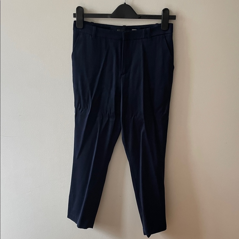 Alice + Olivia Men's Dark Navy Dress Pants - Slim Tailored